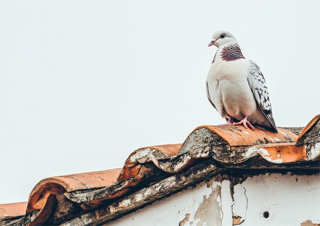 ¿Cómo dañan las aves la fachada del edificio?