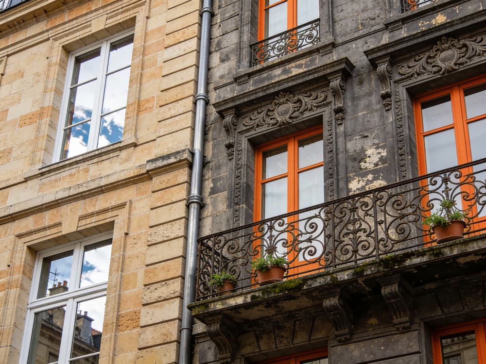 Limpieza de fachada de piedra en vivienda unifamiliar en A Coruña